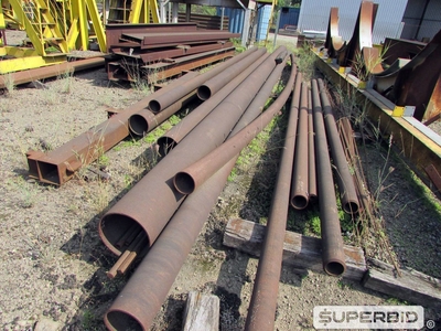 APROX. 200 T DE SUCATA AÇO CARBONO: DISP. DE MONTAGEM DE VAGÕES, VIGAS, TUBOS, RODAS FERROVIÁRIAS E OUTROS (PREÇO P/KG) (Ref.: WMCL_UM02)