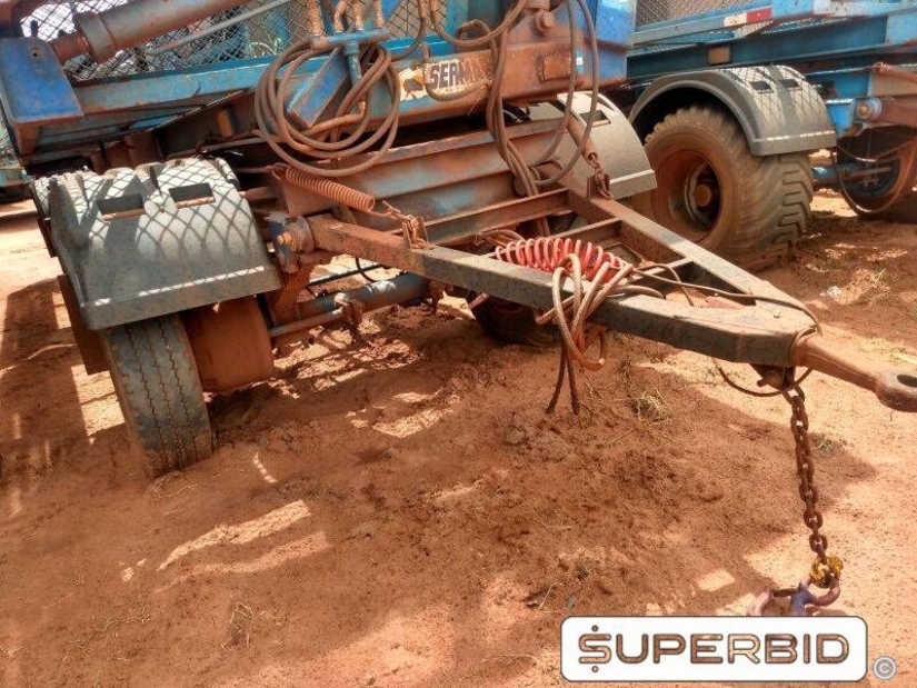 REBOQUE TRANSBORDO RODOFORT SMR 12500, 2008/2008, Placa FINAL 7 (MG),  (Ref.: 255)