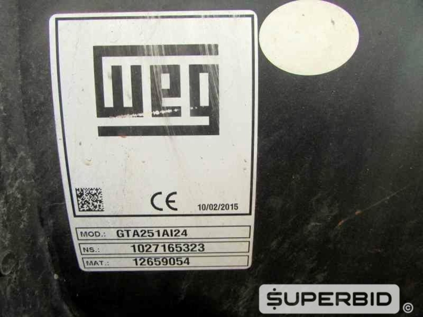 SUCATA DE CABINE PARA GERADOR ATLAS COPCO QAS170 E SUCATA DE GERADOR WEG GTA251AL24 (Ref.: JDY)