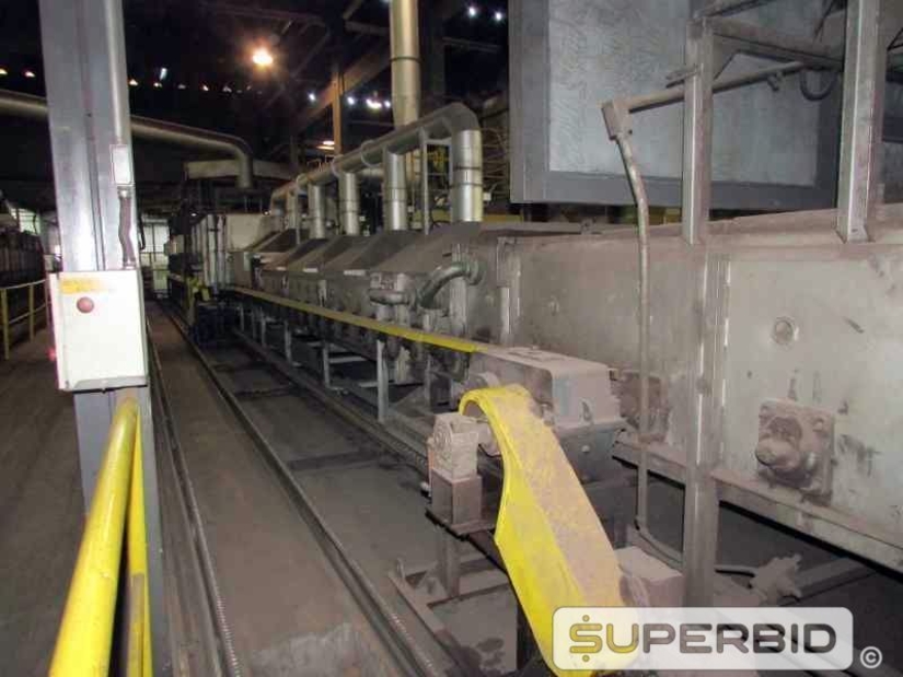 FORNO TRATAMENTO TÉRMICO NASSHEUER CONTINUO, ANO 1985, SÉRIE.: 641170, CAP. 1200 KG/H (Ref.: 12212)