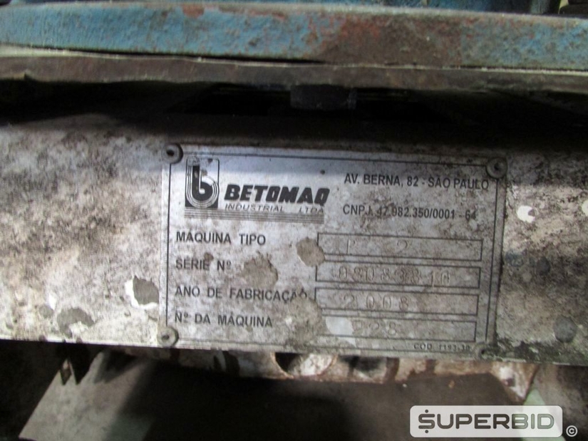 LIXADEIRA DE PISO ELÉTRICA BETOMAQ P2, 2008, SÉRIE: 080838-10 (Ref.: FDJ)
