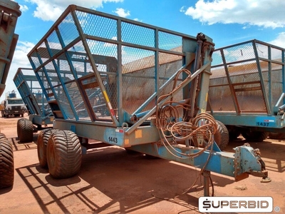 REBOQUE TRANSBORDO DE CANA PICADA TRACAN VTX 10.000, ANO: 2013, SÉRIE: VTX131290 (Ref.: 1443)