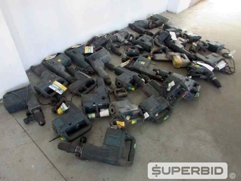 ROMPEDORES ELÉTRICO, MARTELETES PERFURADOR, MARTELO PERFURADOR E OUTROS, (30 PÇ.) (Ref.: JDL )