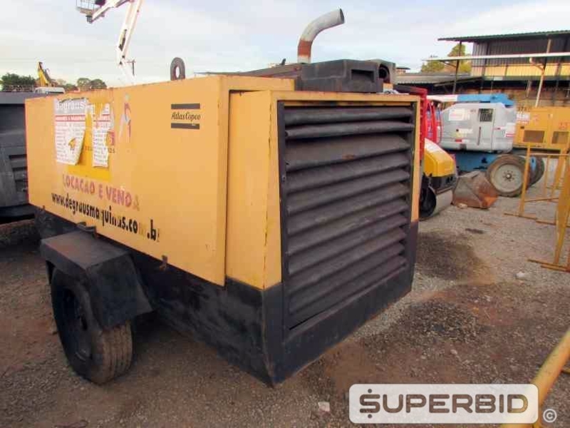COMPRESSOR DE AR ATLAS COPCO XAS 136 280PCM-7B. . (Ref.: JEE)