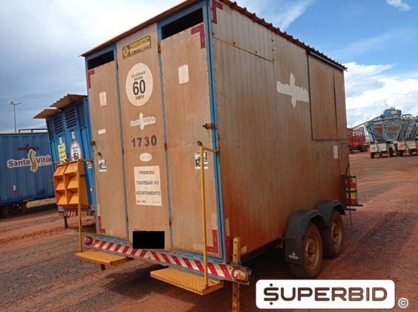 REBOQUE CARRETA DE VIVÊNCIA RODOTREM FEDERAL JET, 2014/2014, Placa FINAL 8 (MG),  (Ref.: 1730)