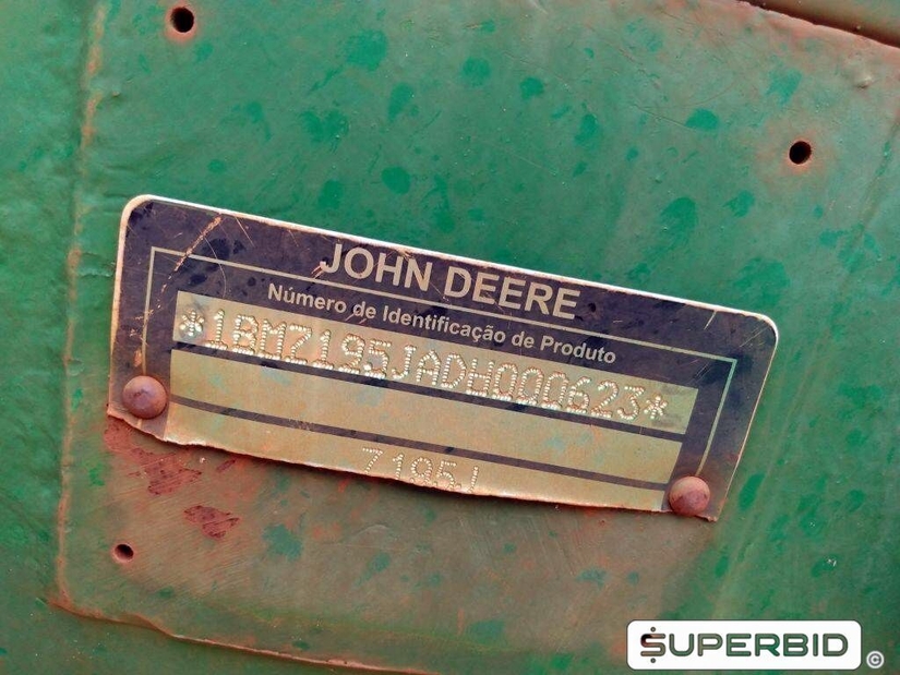 TRATOR DE PNEUS JOHN DEERE 7195J 4X4, ANO: 2013, SÉRIE: 1BM7195JADH000623 (Ref: 1240)
