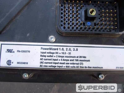 GRUPO GERADOR Á DIESEL OLYMPIAN GEP110-2 125 KVA, ANO: 2010. (Ref.: JBD)