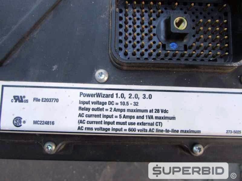 GRUPO GERADOR Á DIESEL OLYMPIAN GEP110-2 125 KVA, ANO: 2010. (Ref.: JBD)