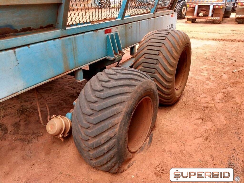 REBOQUE TRANSBORDO DE CANA PICADA TRACAN VTX 10.000, ANO: 2013, SÉRIE: VTX131249 (Ref.: 1333)