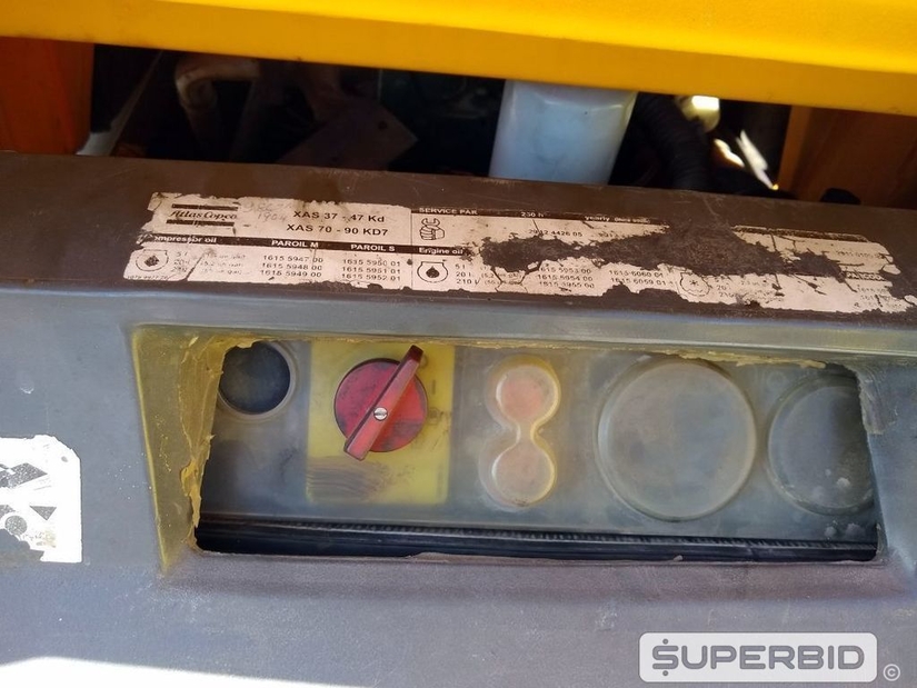 COMPRESSOR ATLAS COPCO XAS 90 KD7 PE. (Ref.: SH)