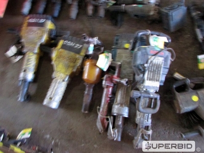 SUCATA DE ROMPEDORES, ESMERILHADEIRA, FURADEIRA, PISTOLA PINO E OUTROS (APROX.: 42 PÇS), (Ref.: PBV)