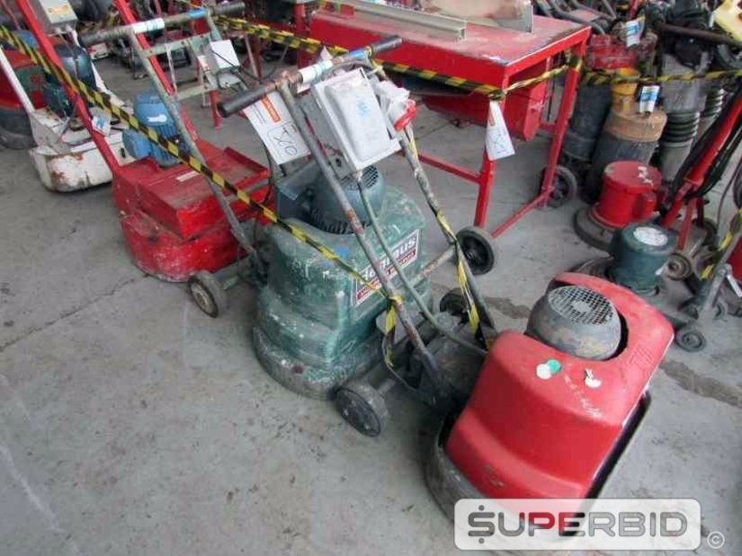 LIXADEIRAS DE PISO ELÉTRICA JAHU JT2D E LIXADEIRAS DE PISO ELÉTRICA JAHU JM2D, (06 PÇ.) (Ref.: JCO)