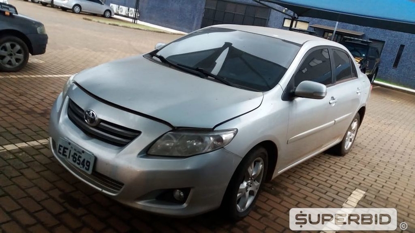 TOYOTA COROLLA XEI 1.8 FLEX, 2008/2009, PL FINAL: 9 (PR),