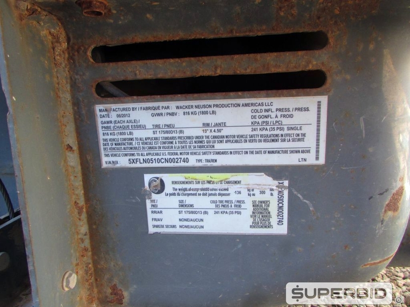 TORRE DE ILUMINAÇÃO WACKER NEUSON LTN6, 2012, SÉRIE: 5XFLN0510CN002740 (Ref.: FEY)