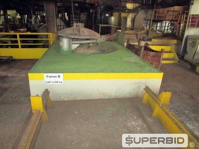 FORNO B FUSÃO ABB CADINHO, ANO 1969, CAP. 4,5 TON (Ref.: 702-12277)