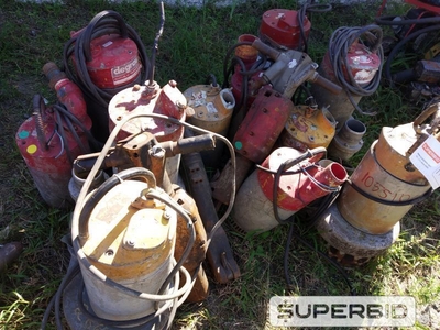 BOMBAS SUBMERSIVEIS E ROMPEDORES PNEUMÁTICOS (14 PÇS) (Ref.: RAD)