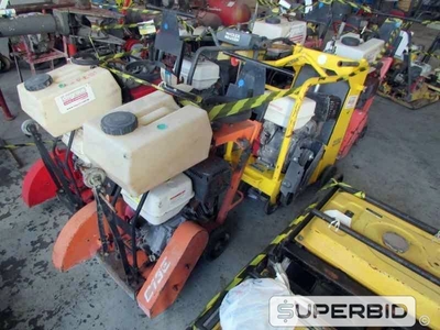 CORTADORAS DE PISO WACKER NEUSON E CORTADORAS DE PISO CLIPPER NORTON, (06 PÇ.) (Ref.: JCX)