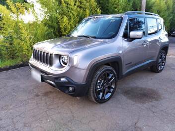 Jeep Renegade Limited 1.8 16V, 2019/2020, Cinza antique metálico, Flex, 6.017 KM, Câmbio Automático, Kit Multimídia "7" completo , Sensor de ré, Bancos em Couro, IPVA 2021 pago, Veículo com garantia de fábrica, Laudo cautelar aprovado.
