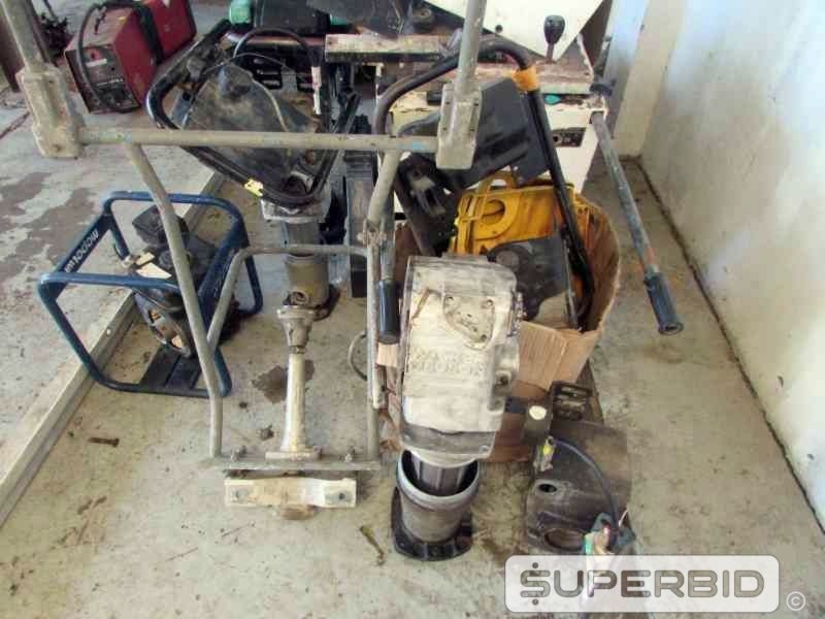 SUCATAS DE: COMPACTADORES DE SOLO WACKER NEUSON, MOTOR ACIONAMENTO 5CV, CORTADORAS DE PISO, PERFURATRIZ E OUTROS. (Ref.: JDI)