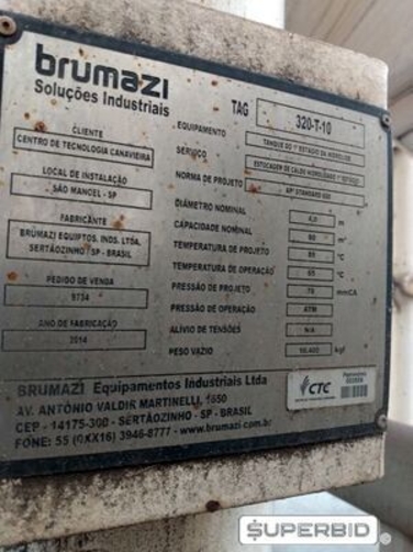 PLANTA DE DEMONSTRAÇÃO PARA PRODUÇÃO DE ETANOL 2G DE CANA-DE-AÇÚCAR BAGAÇO, ANO 2014, CAP. 03 MI DE L/ANO (Ref.: RAA/ RBA/ RCA/ RDA/ REA/ RFA)