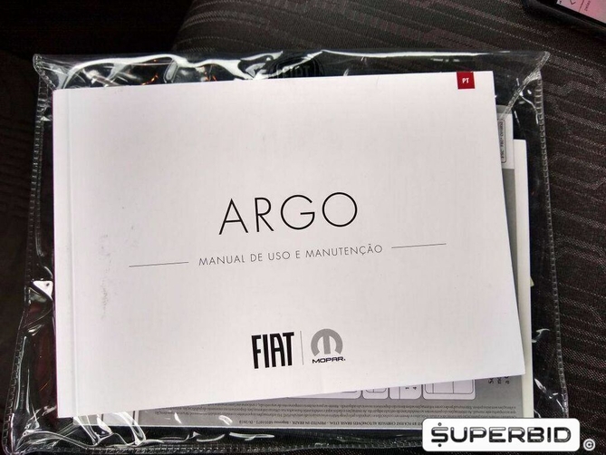 Fiat Argo Drive 1.3 série especial S-design, 2019/2020, Branco Alaska Perolizada, 3.789 KM, Flex, Câmbio Manual, Roda de liga leve, Kit multimídia "7", volante com comandos, IPVA 2021 pago, veículo com garantia de fábrica, laudo cautelar aprovado.