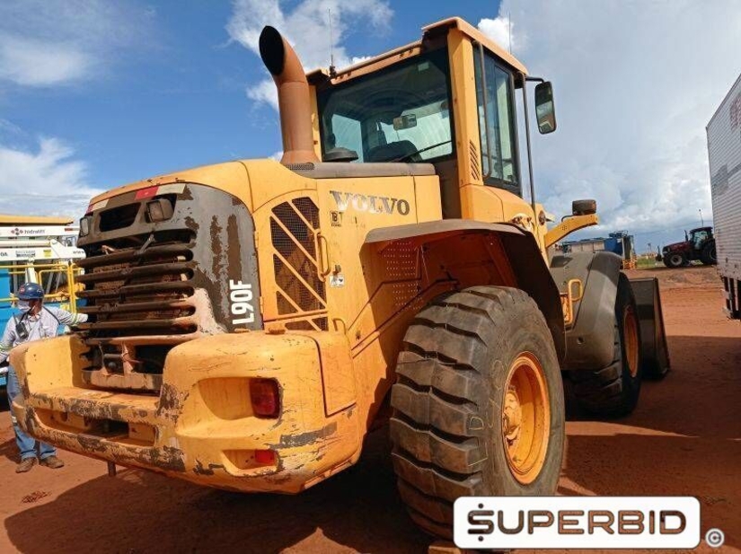 PÁ CARREGADEIRA VOLVO L90F, ANO: 2008, SÉRIE: VCEOL90FK00071670 (Ref: 390)