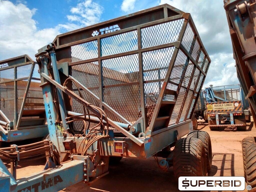 REBOQUE TRANSBORDO DE CANA PICADA TRACAN VTX 10.000, ANO: 2013, SÉRIE: VTX131290 (Ref.: 1443)