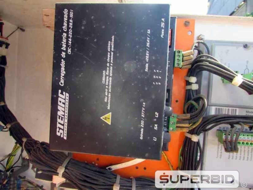 GRUPO GERADOR Á DIESEL STEMAC ST 500 500 KVA, ANO: 2009, SÉRIE: 0593465809. (Ref.: JBI)