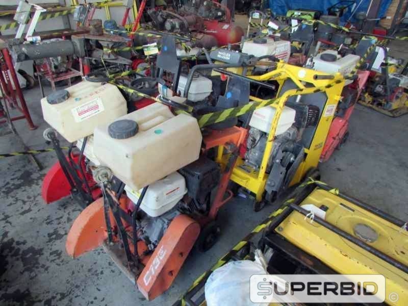 CORTADORAS DE PISO WACKER NEUSON E CORTADORAS DE PISO CLIPPER NORTON, (06 PÇ.) (Ref.: JCX)