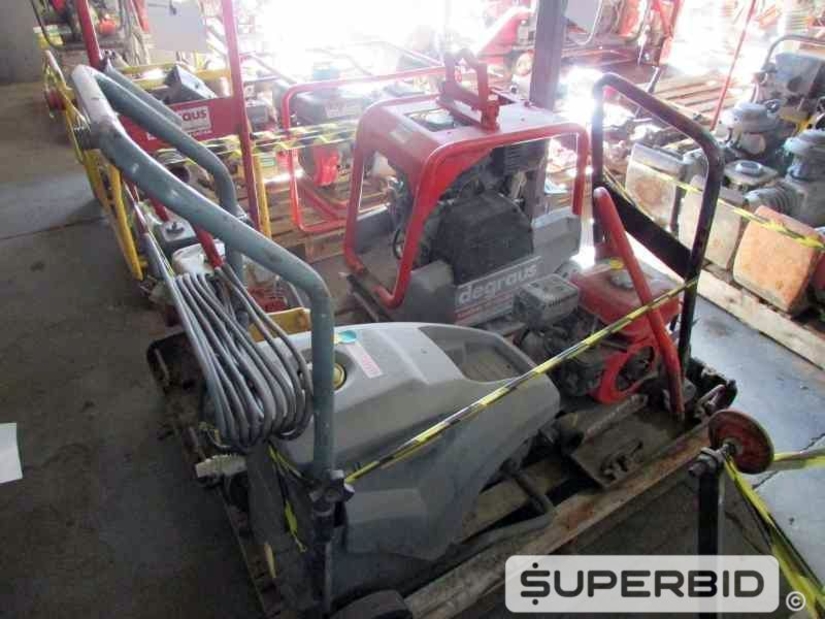 LAVADORA DE ALTA PRESSAO KARCH HD 5/12 C 110-150 BAR E PLACA VIBRATORIA WACKER NEUSON, (04 PÇ.) (Ref.: JCC)