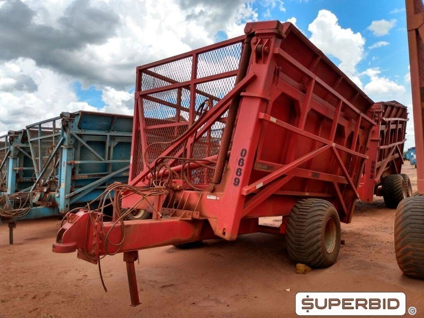 REBOQUE TRANSBORDO DE CANA PICADA TRACAN VTX 10.000, ANO: 2010, SÉRIE: VTX10383 (Ref.: 669)