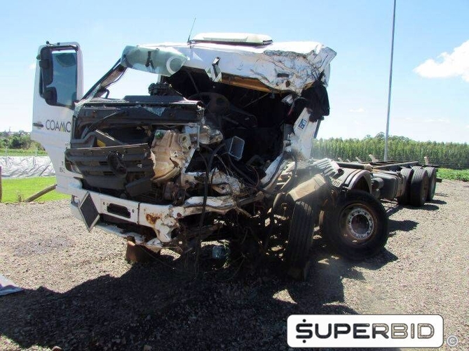 CAMINHÃO MERCEDES BENZ ATEGO 2428 (BATIDO/SINISTRADO), 2011/2012, Placa FINAL 9 (PR), (Ref.: JB / 2499)