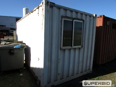 01 CONTAINER MARÍTIMO 20 PÉS, MODELO ESCRITÓRIO. (Ref.: WMGA_UM02)