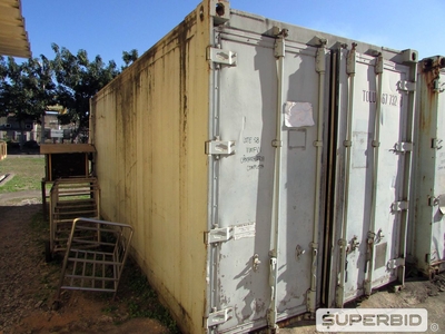 01 CONTAINER MARÍTIMO 20 PÉS, ANO: 1995, CÂMARA FRIA. (Ref.: WMFW_UM02)