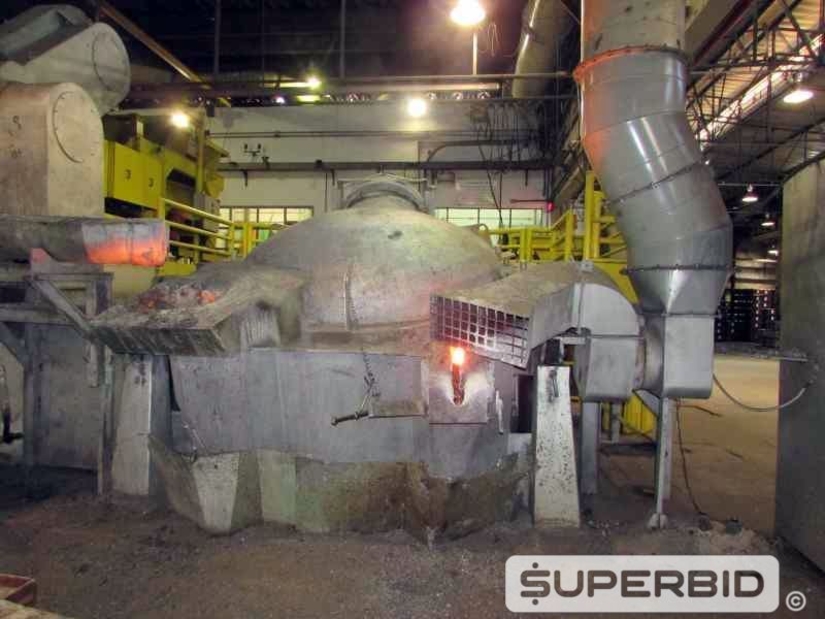 FORNO E FUSÃO ASEA HOLDIING FURNACE, ANO 1982, CAP. 10 TON (Ref.: 705-12283)