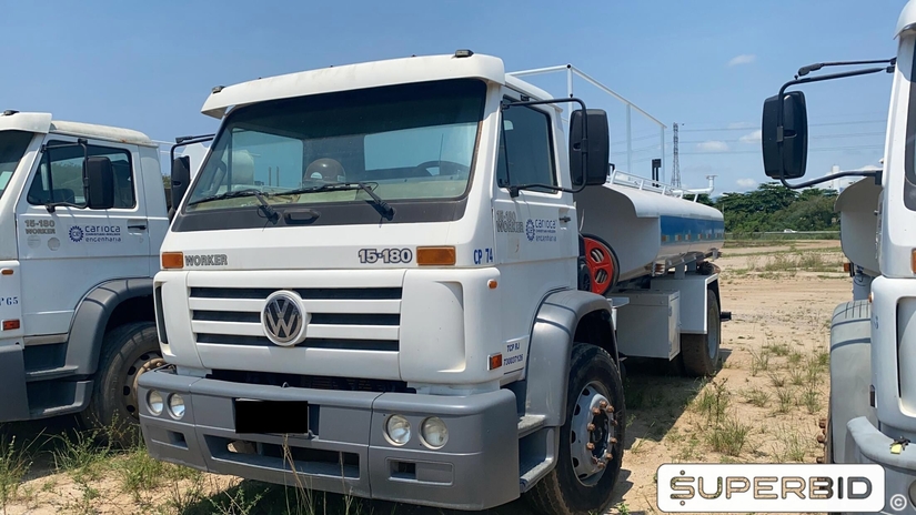 CAMINHÃO TANQUE VOLKSWAGEN 15.180 EURO3 WORKER, 2009/2009, Placa FINAL 3 (RJ), (Ref.: IBC)
