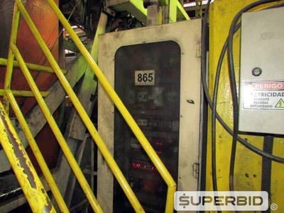 LINHA DE PRODUÇÃO JATEAMENTO COM 3 JATOS GRANALHA, ESTEIRA E CARRO CARREGADOR (Ref.: Linha Produção)