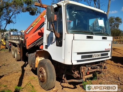 CAMINHÃO GUINDAUTO IVECO EUROCARGO 260E25N, 2011/2012, Placa FINAL 2 (MG), (Ref.: SZ)
