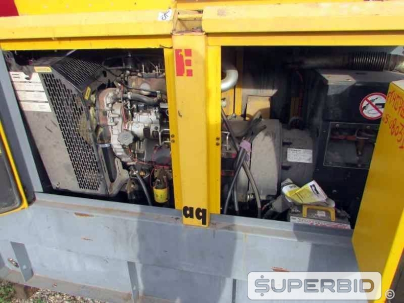 GRUPO GERADOR Á DIESEL ATLAS COPCO QAX45 50 KVA. (Ref.: JDS)