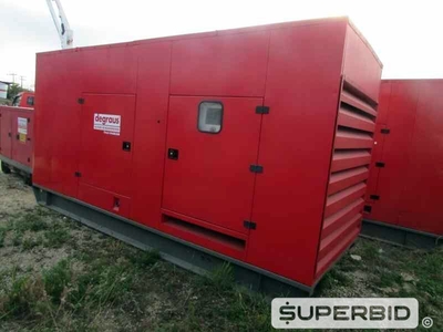GRUPO GERADOR Á DIESEL STEMAC ST500 500 KVA, ANO: 2008, SÉRIE: 0500616808. (Ref.: JDU)