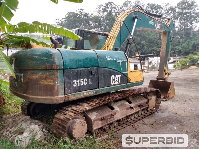 ESCAVADEIRA CATERPILLAR 315 CL, ANO: 2008, SÉRIE: CAT0315CKJC05545 (Ref: RBK)