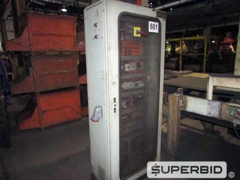 LINHA DE PRODUÇÃO JATEAMENTO COM 3 JATOS GRANALHA, ESTEIRA E CARRO CARREGADOR (Ref.: Linha Produção)