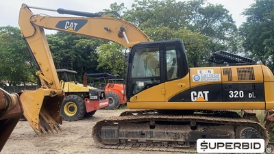 ESCAVADEIRA HIDRÁULICA CATERPILLAR 320 DL, ANO: 2008, SÉRIE: CAT0320DPA8F00749 (Ref: IAG)
