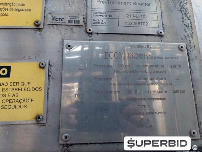 PLANTA DE DEMONSTRAÇÃO PARA PRODUÇÃO DE ETANOL 2G DE CANA-DE-AÇÚCAR BAGAÇO, ANO 2014, CAP. 03 MI DE L/ANO (Ref.: RAA/ RBA/ RCA/ RDA/ REA/ RFA)