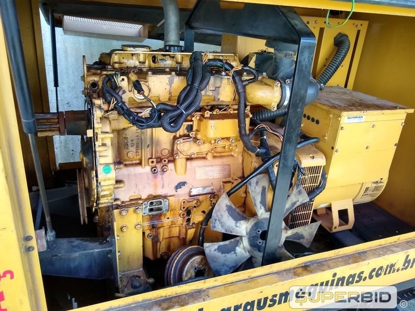 GRUPO GERADOR A DIESEL OLYMPIAN GEP447 SÉRIE:OLY00000TB4D03129 ANO: 2010 70KVA. (Ref.: SP)