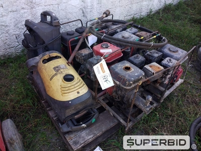 MOTORES VIBRADOR, LAVADORAS INDUSTRIAIS, RETIFICADORAS DE SOLDA E MANGOTE DE IMERSÃO (12 PÇS) (Ref.: RAF)