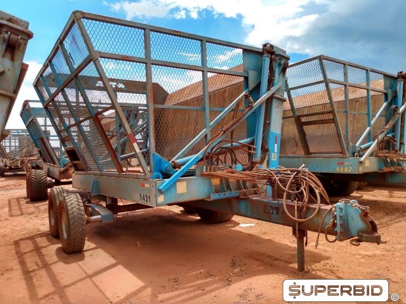 REBOQUE TRANSBORDO DE CANA PICADA TRACAN VTX 10.000, ANO: 2013, SÉRIE: VTX131278 (Ref.: 1431)