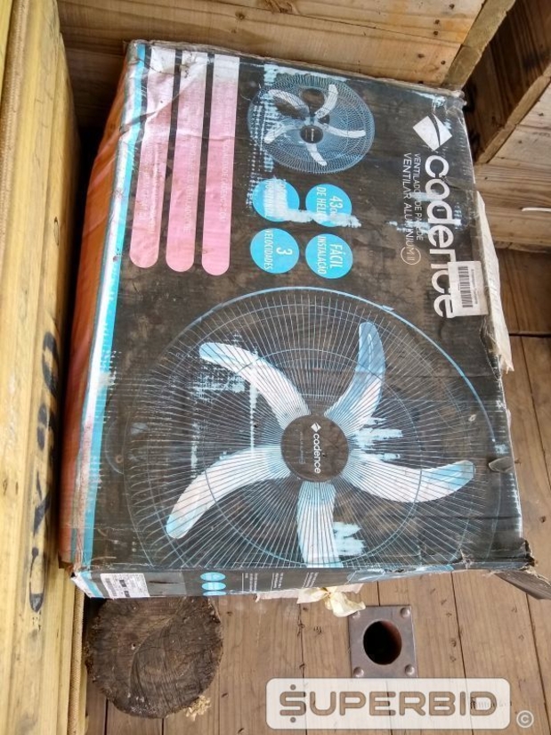 EXAUSTORES, VENTILADORES DE COLUNA, RÁDIOS COMUNICADORES, BEBEDOUROS E COFRES. (Ref.: SR)