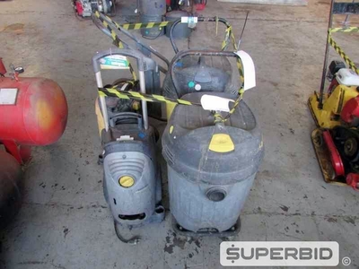 LAVADORA DE ALTA PRESSÃO KARCH E ASPIRADOR DE ÁGUA E PÓ KARCH. (Ref.: JCY)