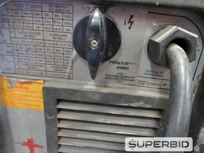 CORTADORA DE PISO, SUCATA DE CORTADORAS DE PISO, TRADO PERFURADOR, GUINCHO DE COLUNA, INVERSORA DE SOLDA, (07 PÇS.) (Ref.: JAN)